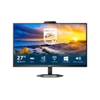 Philips 27E1N5600HE 27" QHD with IPS technology, HDMI/DisplayPort/USB-C connectivity, 5W built in speakers and 5MP built-in Windows Hello webcam, height adjustable, pivot Monitor