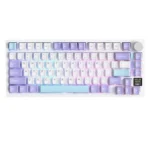 ATTACK SHARK X820 Ultra Tri-mode Gasket Mechanical Keyboard Star White + Gift Switch