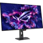 Asus ROG Strix OLED XG32UCWMG Gaming Monitor 32-inch (31.5-inch viewable) 4K TrueBlack Glossy™ OLED dual mode (4K@240Hz FHD@480Hz) 0.03ms (GTG) G-SYNC compatible custom heatsink OLED Care Pro Neo Proximity Sensor VESA DisplayHDR™ 400 True Black Auto KVM USB Type-C - Image 2