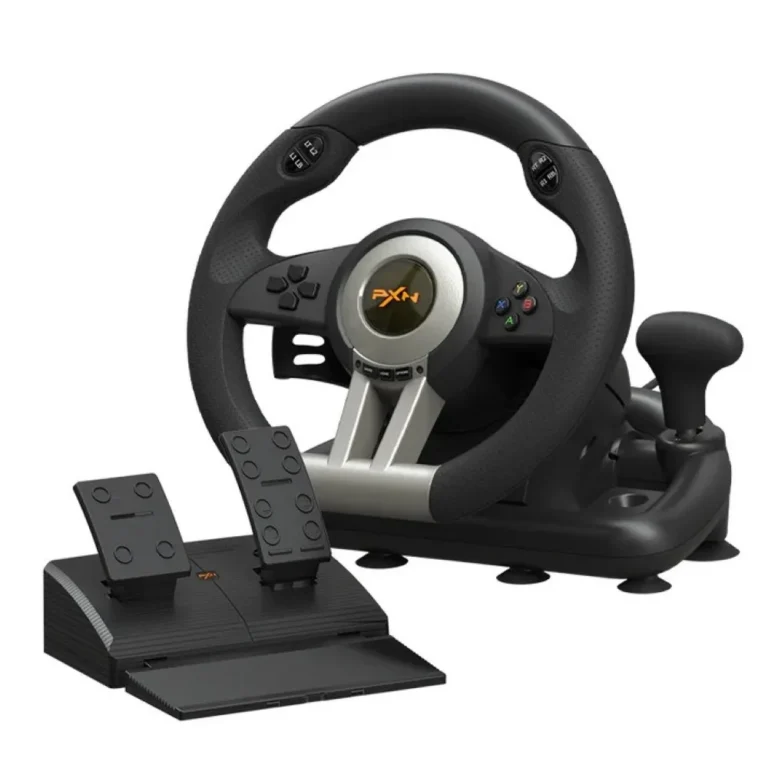 PXN V3 Pro Gaming Racing Steering Wheel – Black