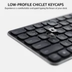 Rapoo E9550L Multi-Device Wireless Blade-Series 110-Key Ultra-Thin Keyboard - Image 4