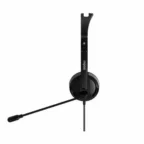 Rapoo H102 Wired Stereo Headset with Rotary Mic – 3.5mm Black - Image 3