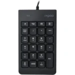 Rapoo K10 Wired Numeric NumberPad Keyboard – Black
