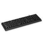 Rapoo NK1900 Spill Resistance Wired USB Keyboard - Black - Image 2