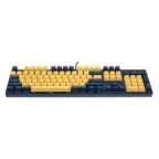 Rapoo V500 PRO Backlit Wired Mechanical Gaming Keyboard - Yellow-Blue - Image 2