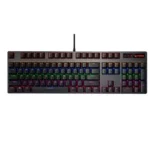 Rapoo V500 Pro Full Size RGB Mechanical USB-A Gaming Keyboard – Spill Resistant Anti-Ghosting Conflict Free Design Compatible with Windows macOS – Black