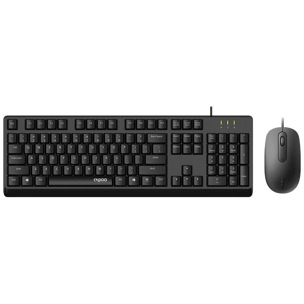 rapoo-x130-pro-wired-optical-mouse-keyboard-combo - MegaComputer.pk Rapoo X130 PRO Wired Optical Mouse Keyboard Combo