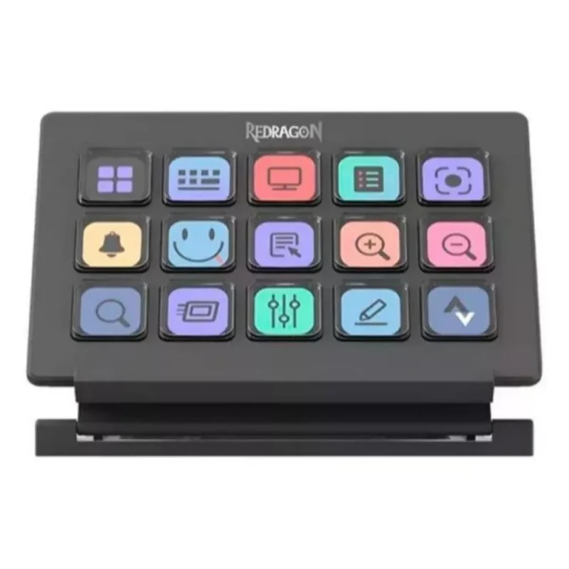 Redragon SS-550 Streamcraft 15 customized LED keys