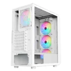 SAMA 205A ATX Mid Tower Gaming Chassis - White - Image 2
