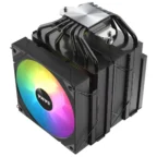 SAMA 6PDW ARGB CPU Air Cooler - Black - Image 3