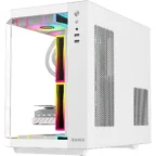 SAMA Neview 2771 Micro-ATX Tower Gaming Chassis - White - Image 5