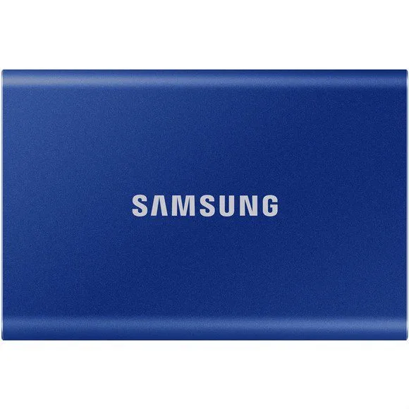 Samsung T7 Portable SSD 2TB- Up to 1050 MB/s – USB 3.2 External Solid State Drive, Blue