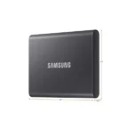 Samsung T7 Portable SSD 4TB - Up to 1050 MB/s - USB 3.2 External Solid State Drive, Gray - Image 4