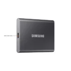 Samsung T7 Portable SSD 4TB - Up to 1050 MB/s - USB 3.2 External Solid State Drive, Gray - Image 5