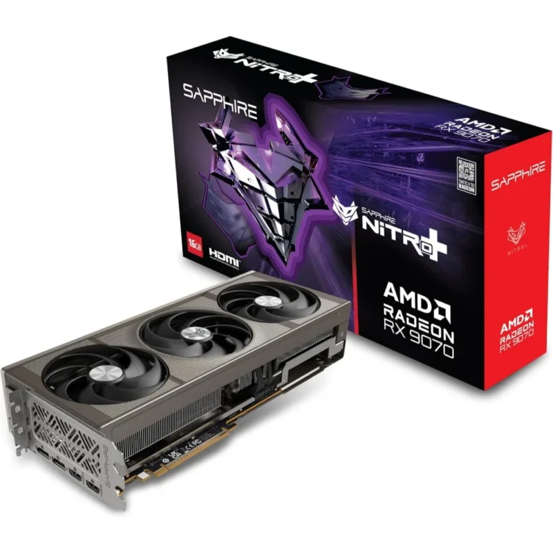 Sapphire Nitro+ Radeon RX 9070 16GB GDDR6 PCI Express 5.0 x16 ATX Graphics Card