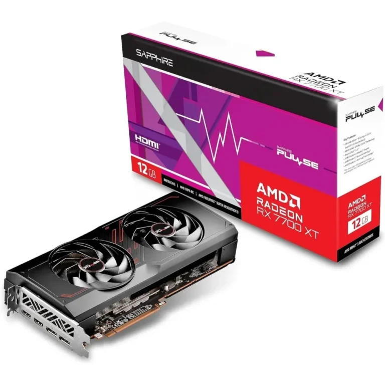 Sapphire Pulse AMD Radeon RX 7700 XT 12GB Graphics Card – Refurbished