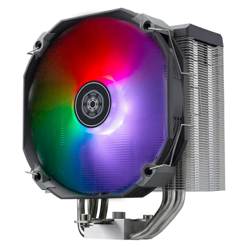 SilverStone SST-ARV140-ARGB Argon V140 ARGB High Performance 140mm CPU Cooler With Four Ø6mm Copper Heat-pipes Designed Specifically for Latest Intel and AMD Sockets