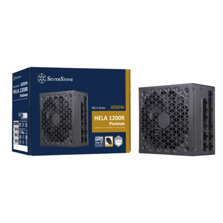 SilverStone SST-HA1200R-PM HELA 1200R Cybenetics Platinum 1200W ATX 3.0 & PCIe 5.0 Fully Modular ATX Power Supply