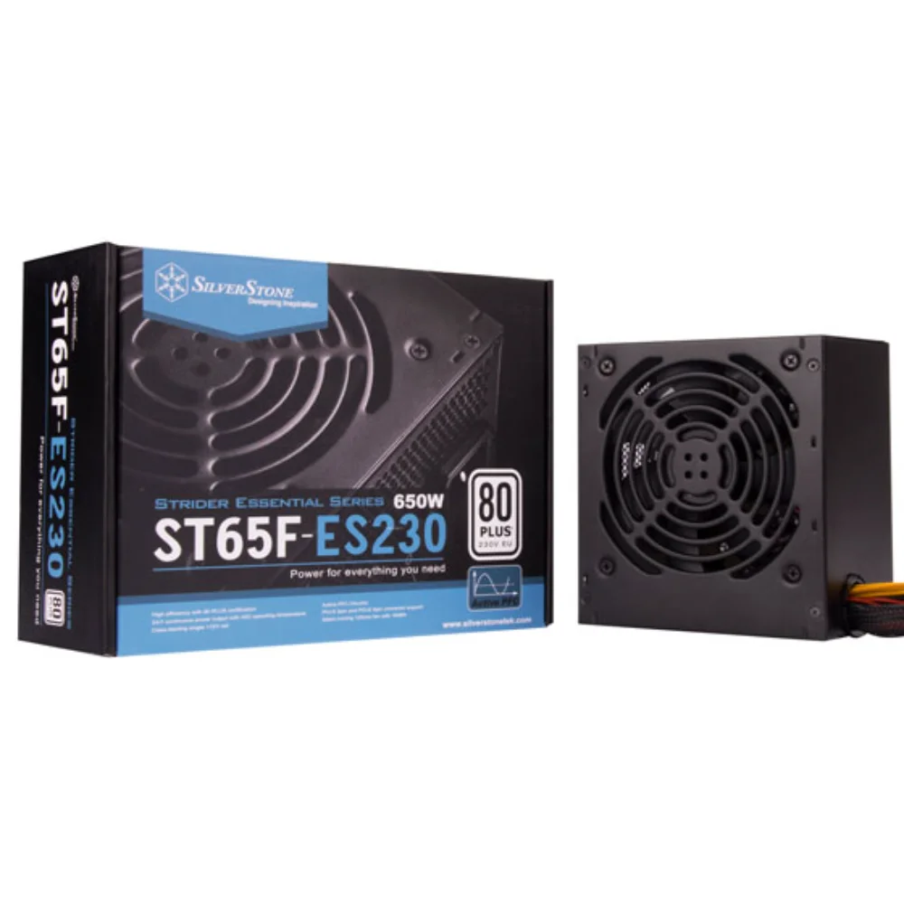 silverstone-sst-st65f-es230-v1-1-80-plus-230v-eu-650w-atx-po - MegaComputer.pk SilverStone SST-ST65F-ES230 V1.1 80 PLUS 230V EU 650W ATX Power Supply