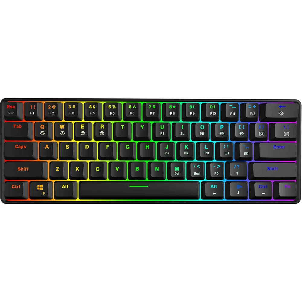 skyloong-gk61-black-tri-mode-wireless-rgb-mechanical-keyboar-2 - MegaComputer.pk Skyloong GK61 Black Tri-mode Wireless RGB Mechanical Keyboard – Red Switches