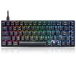 Skyloong GK68 Black Tri-mode Wireless RGB Mechanical Keyboard – Brown Switches