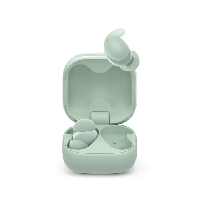 Sony WF-LS910 Linkbuds Fit Active Noise Cancelling Wireless Bluetooth in Earbuds Comfortable Fit with New Supporters High Call Quality with AI – Green