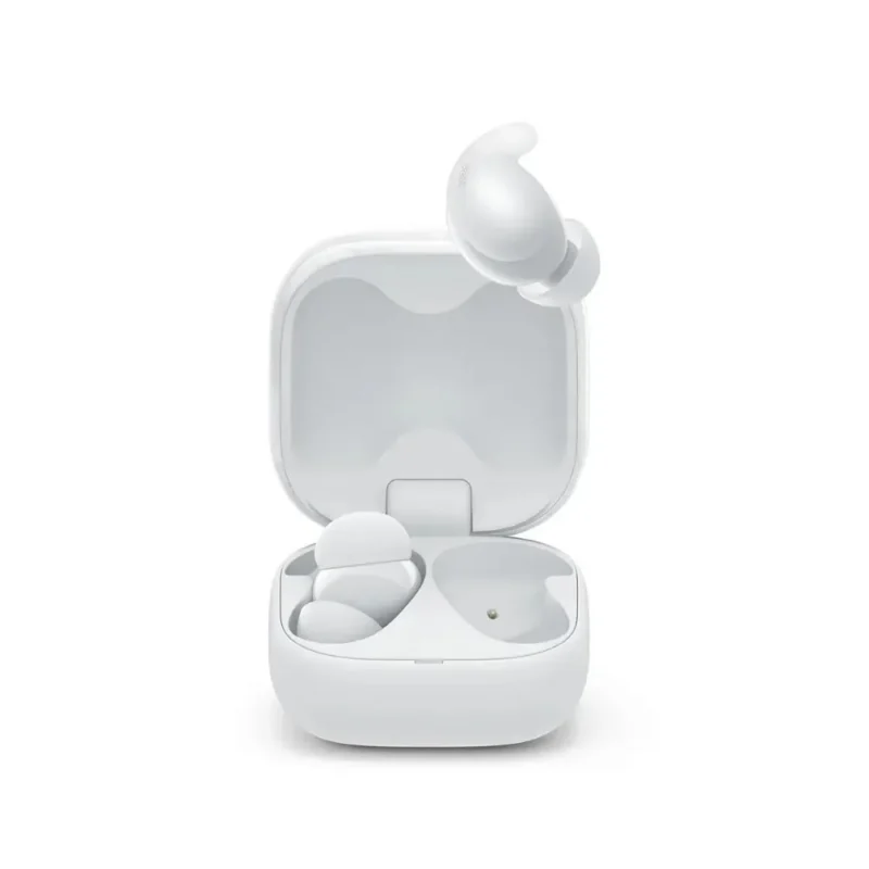 Sony WF-LS910 Linkbuds Fit Active Noise Cancelling Wireless Bluetooth in Earbuds Comfortable Fit with New Supporters High Call Quality with AI – White