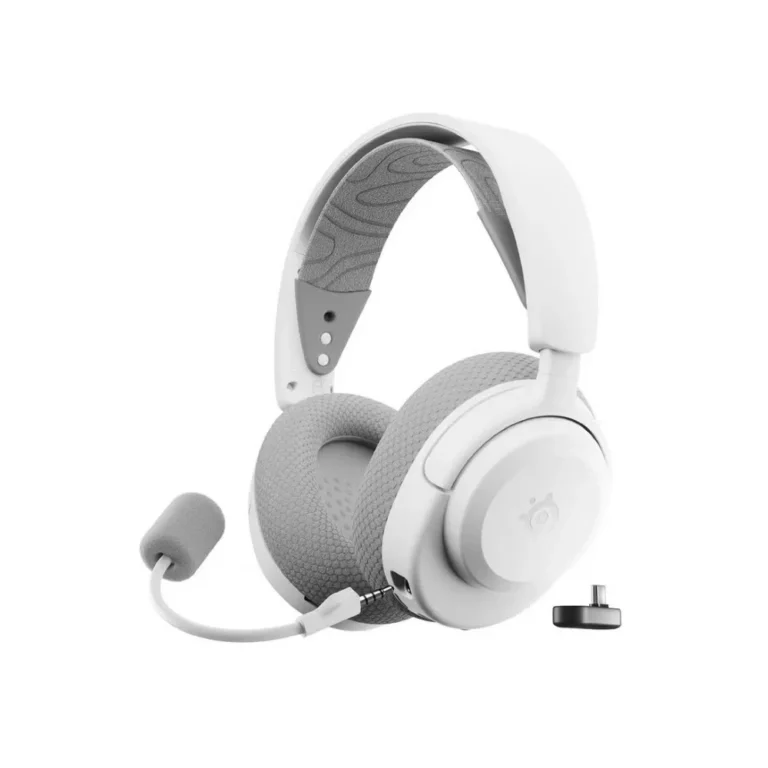 SteelSeries Arctis Nova 3P Wireless Multi-Platform Gaming Headset – White