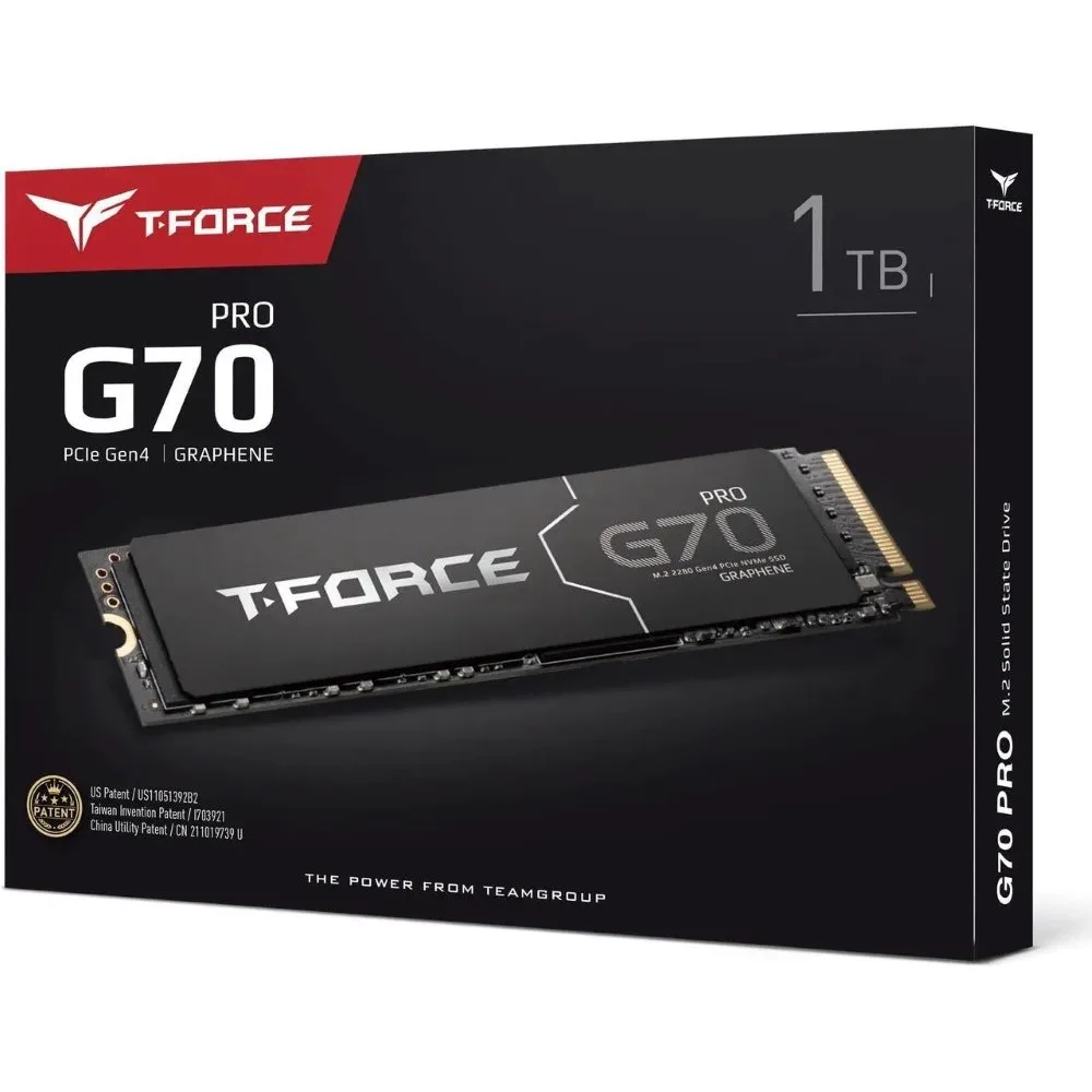 teamgroup-t-force-g70-pro-aluminum-m-2-2280-1tb-pcie-4-0-x4 - MegaComputer.pk TeamGroup T-FORCE G70 PRO (Aluminum) M.2 2280 1TB PCIe 4.0 x4 with NVMe 1.4 TLC Internal Solid State Drive (SSD)