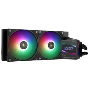 Thermalright Grand Vision 240 Black ARGB 240mm CPU AIO Liquid Cooler,IPS LCD Screen