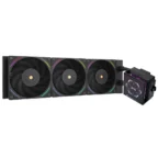 Thermalright Hyper Vision 360 ARGB AIO CPU Liquid Cooler – Magnetic Fixed 3.95″ LCD Display Screen, 2150RPM PWM Fans, for AMD AM4/AM5 & Intel LGA1150/1151/1200/2011/1700/1851 – Black