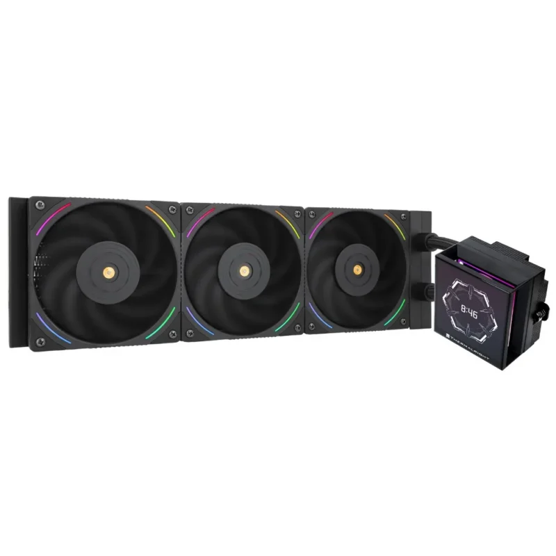 thermalright-hyper-vision-360-argb-aio-cpu-liquid-cooler-mag - MegaComputer.pk Thermalright Hyper Vision 360 ARGB AIO CPU Liquid Cooler – Magnetic Fixed 3.95″ LCD Display Screen, 2150RPM PWM Fans, for AMD AM4/AM5 & Intel LGA1150/1151/1200/2011/1700/1851 – Black