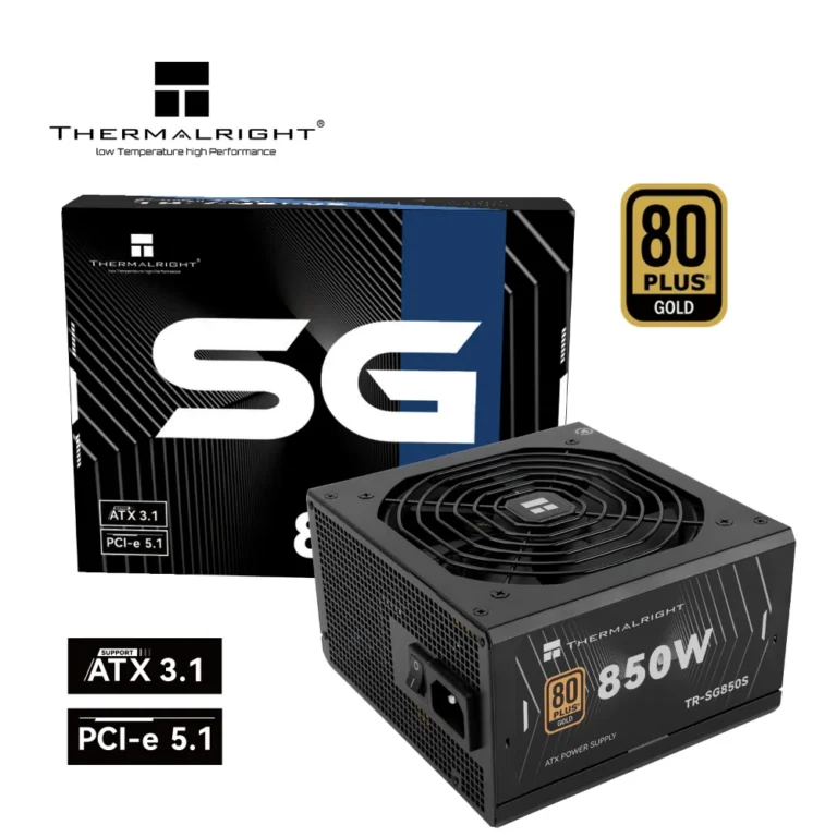 Thermalright SG-850S 850W ATX 3.1 PCIe 5.1 80+ Gold Power Supply