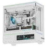 Thermalright TL-M10W Vision LCD Screen Mid-Tower Micro-ATX Gaming Case – White
