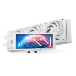 Thermalright Trofeo Vision 360 ARGB CPU AIO Cooler White IPS LCD Screen with 1280×480 Resolution