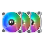 Thermaltake Pure 12 ARGB Sync Radiator Fan TT Premium Edition (3-Fan Pack) – White