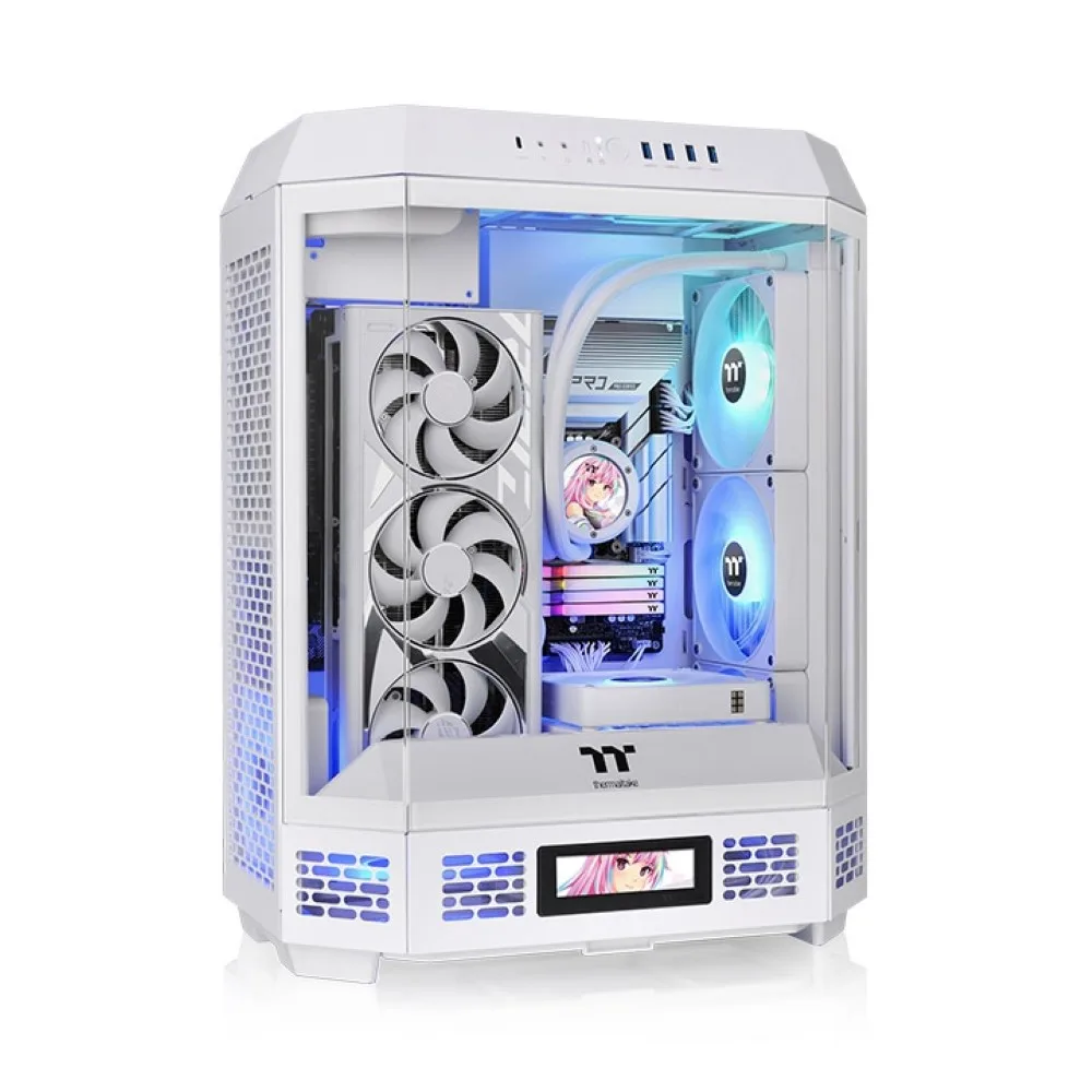 thermaltake-the-tower-600-mid-tower-gaming-case-snow - MegaComputer.pk Thermaltake The Tower 600 Mid Tower Gaming Case – Snow