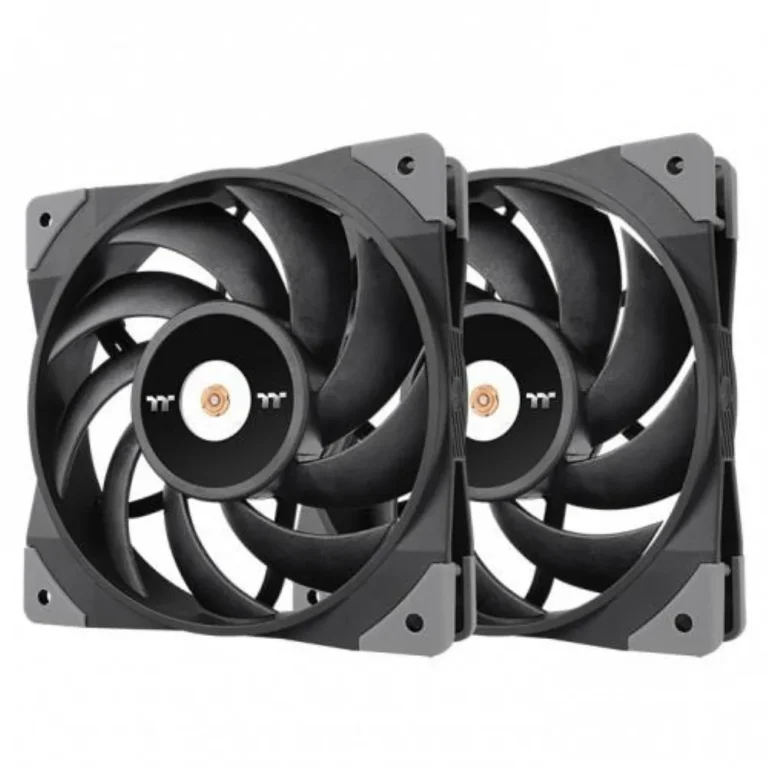 Thermaltake ToughFan 12 High Static Pressure 120mm Radiator Case Fan – 2 Fan Pack
