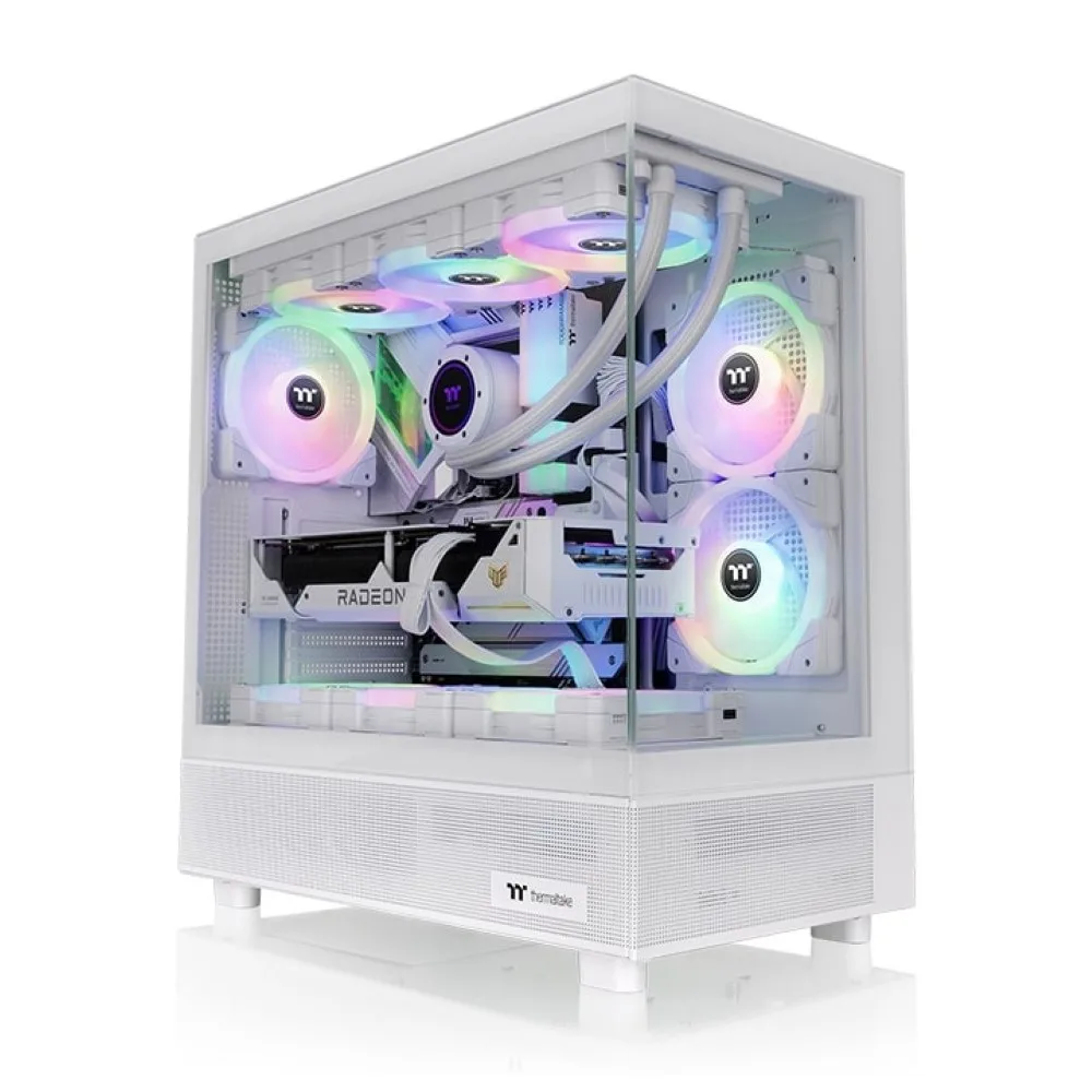 thermaltake-view-270-tg-argb-mid-tower-gaming-case-snow - MegaComputer.pk Thermaltake View 270 TG ARGB Mid Tower Gaming Case – Snow