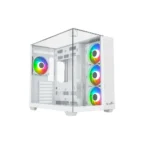 thunder-battle-station-tgc-666-case-white-three-sided-temper - MegaComputer.pk Thunder Battle Station TGC-666 Case – White – Three sided tempered glass panels – Dual-chamber ATX Mid Tower