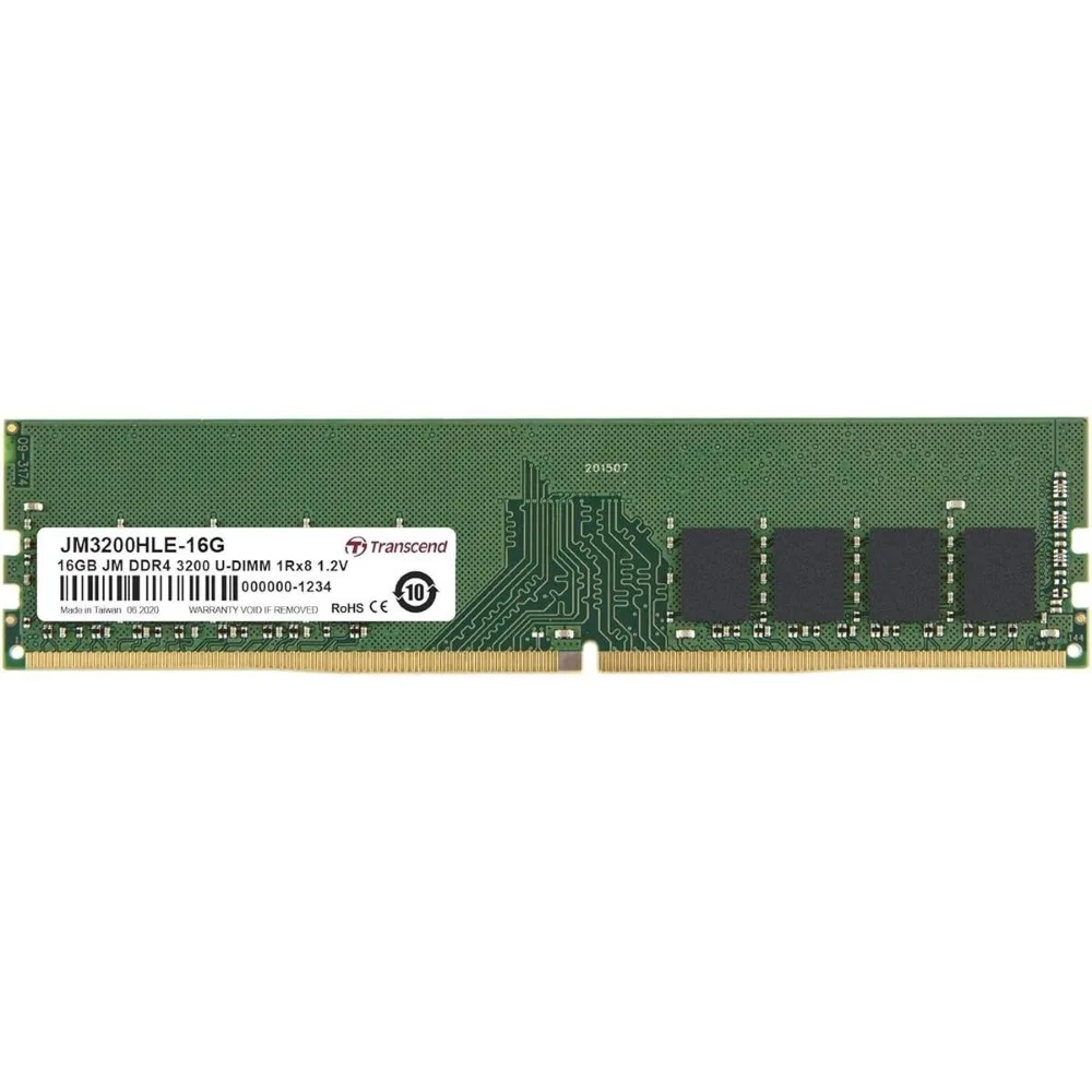 transcend-jetflash-16gb-1x16gb-3200mhz-c22-ddr4-u-dimm-deskt - MegaComputer.pk Transcend JetFlash 16GB (1x16GB) 3200MHz C22 DDR4 U-DIMM Desktop Memory
