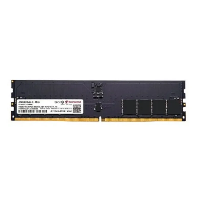 Transcend JetRam 16GB (1x16GB) 6400MHz C52 DDR5 U-DIMM Desktop Memory