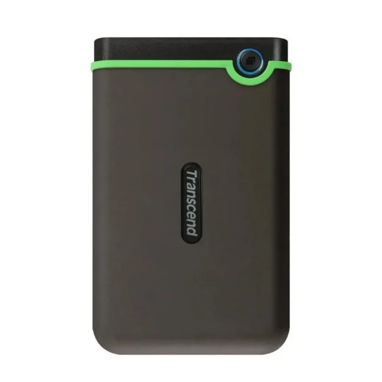 Transcend StoreJet 25M3S 4TB USB 3.1 Gen 1 External Hard Drive- Iron Gray