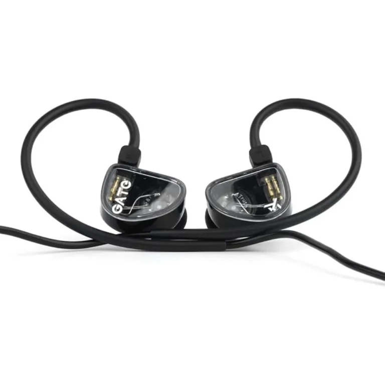 Truthear Gate IEM Cost-Effective Dynamic Driver in-Ear Headphone with 0.78 2Pin Cable (Black, with Mic)