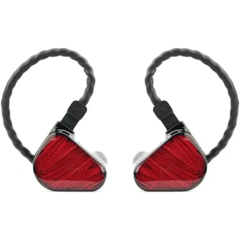 Truthear x Crinacle Zero: Red IEM Dual Dynamic Drivers in Ear Headphone with 0.78 2Pin Cable