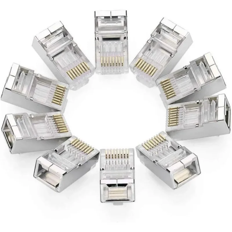 UGREEN 20333 Cat 6 Shielding Crystal Head 10Pcs