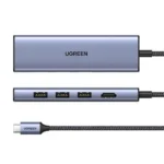 UGREEN 20956A USB-C to HDMI Hub Adapter 3x USB-