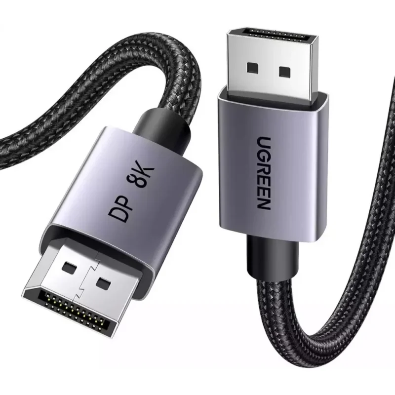 UGREEN 25906 8K DISPLAYPORT MALE TO MALE CABLE – 3M