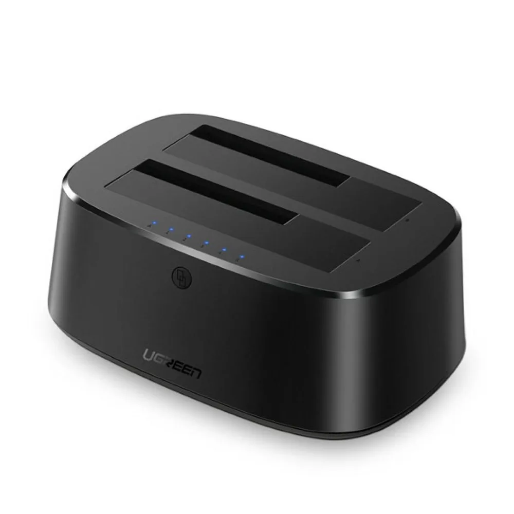 ugreen-50857-usb-3-0-to-sata-dual-bay-hard-drive-docking - MegaComputer.pk UGREEN 50857 USB 3.0 TO SATA DUAL BAY HARD DRIVE DOCKING