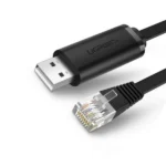 UGREEN 60813 USB Console Cable USB 2.0 to RJ45 with RS232 FTDI Chip Console Cable